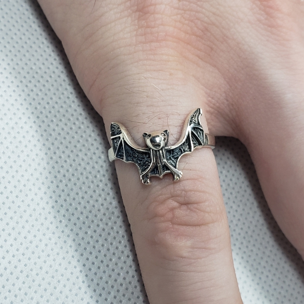 Bat Ring - 925 Silver - Picture 2 of 10